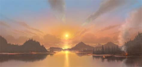 25 Beautiful Digital Art Landscapes And Matte Paintings By