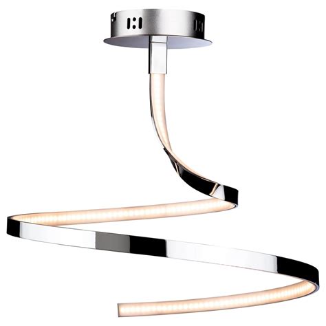 Our flush ceiling lights are ideal for rooms with low ceilings. Wave LED Semi-Flush Ceiling Light 3451CH