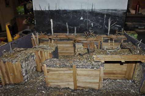 Ww1 Trench Model Diorama Project Idea And Easy Project Idea For