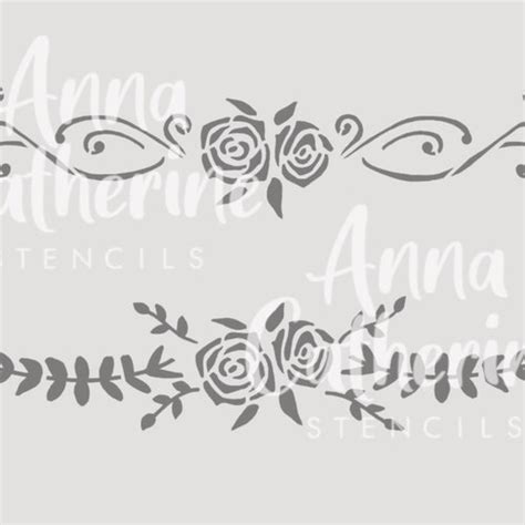 Underline Accents Art Stencil Select Size Stcl1120 By Etsy