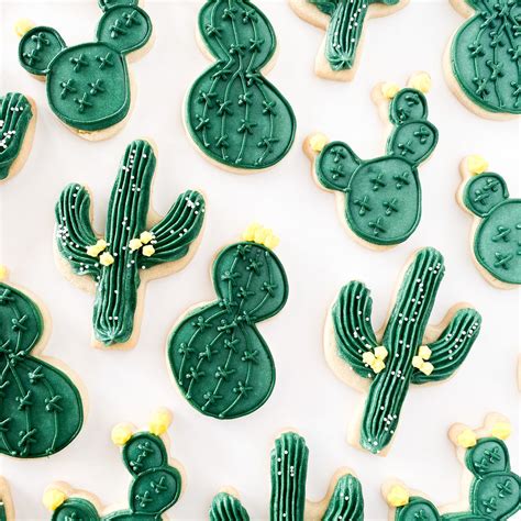 Cactus Sugar Cookies Dolce Bakery