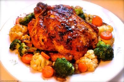 Place cornstarch in a large bowl. Roasted Black Pepper Chicken - Recipes 'R' Simple