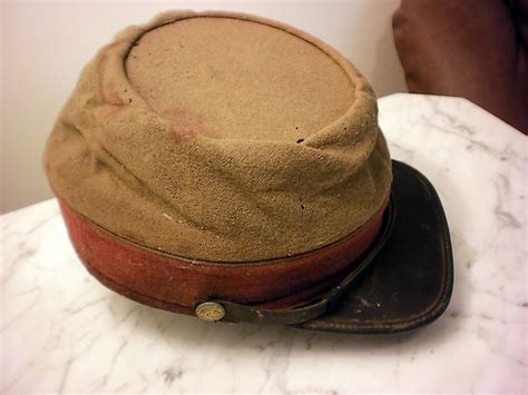 Civil War Confederate Veterans Kepi Hat Circa 1870 90 Per Appraisal