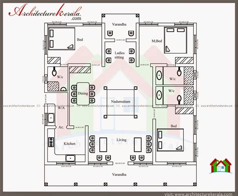 Typical Kerala Nalukettu Type Home Plan In 2000 Sq Ft With Floor Plan