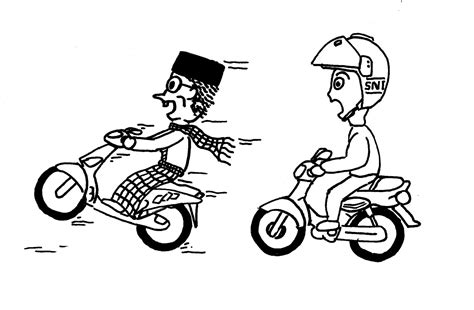 Jual sticker cutting helmet rossi print rossi naik motor kartun. Gambar Kartun Pake Motor | Galeriotto