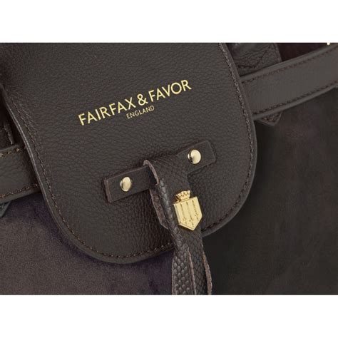 Fairfax And Favor Windsor Handbag In Chocolate