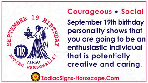 September 19 Zodiac Virgo Horoscope Birthday Personality And Lucky Things