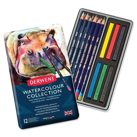 Derwent Watercolor Pencil Collection Tin Sets BLICK Art Materials