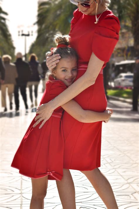 red mommy and me dress matching dress for mother daughter etsy