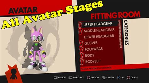 Sonic Forces All Avatar Stages Youtube