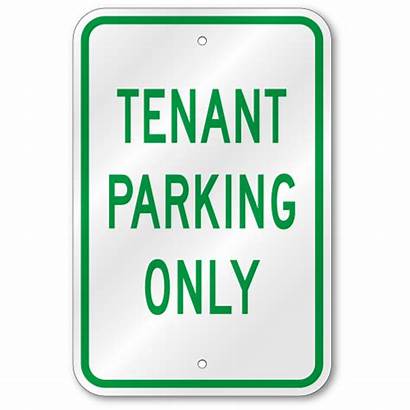 Parking Tenant Sign Reflective Church Head Mil