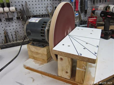 In these demonstrations i use a stepper motor as a two phases alternator (ac) and some dc motors that act as a dynamo (dc), i convert potential energy of a weight into electrical energy. Disc Sander - DIY Build for Free