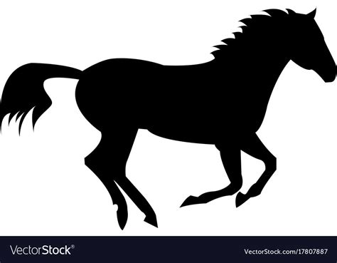 Running Horse Silhouette Svg