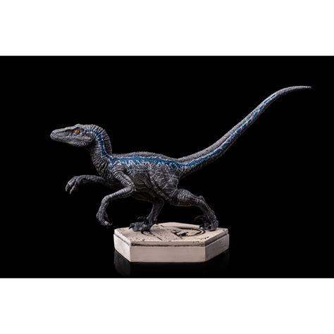 Jurassic World Velociraptor Blue Statue Iron Studios Eu