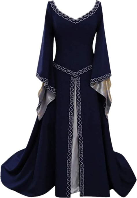 Hiko23 Plus Size Womens Medieval Dress Renaissance Victorian Fancy Dresses Cosplay