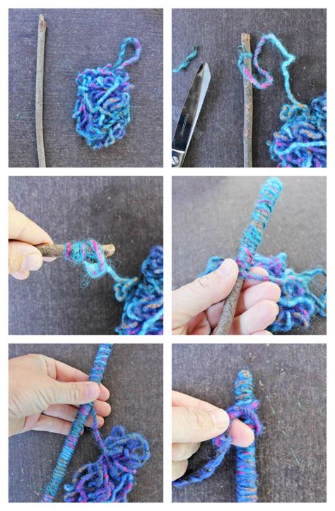 Easy Crafts For Kids Yarn Sticks Babble Dabble Do