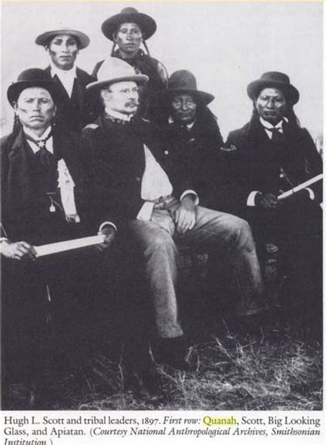 In quanah parker, gwynne has found the perfect vehicle for telling that story. Hugh L. Scott and tribal leaders, 1897. First row: Quanah ...