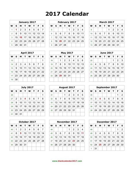 Grinnell 5 Year Calendar