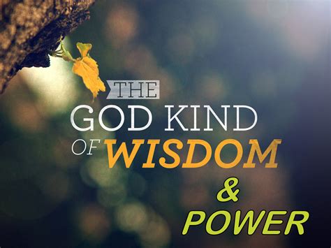 What Is The Wisdom And The Power Of God ~ Christosexpress