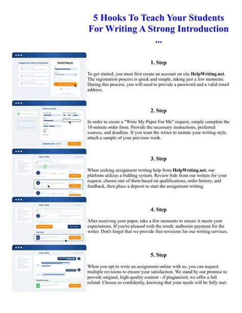 5 Hooks To Teach Your Students For Writing A Strong Introduction Pdf