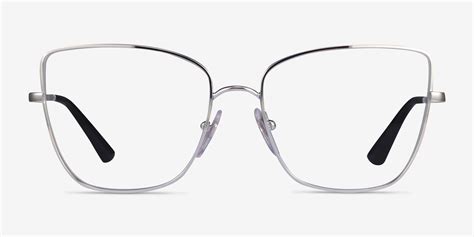 vogue eyewear vo4225 cat eye silver frame glasses for women eyebuydirect canada