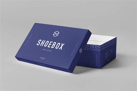 Download Shoe Box Mock-up on Behance | Shoe box, Box mockup, Mocking
