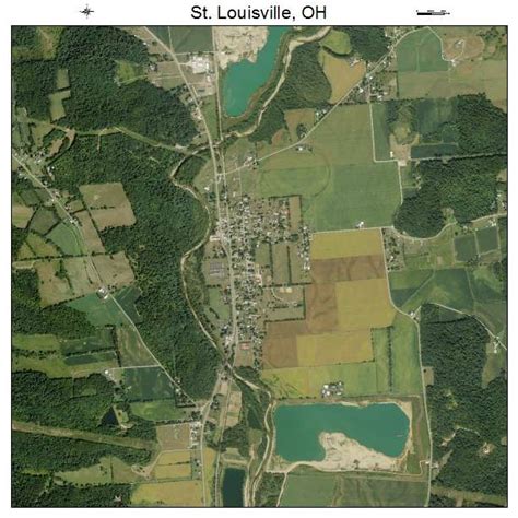 Aerial Photography Map Of St Louisville Oh Ohio