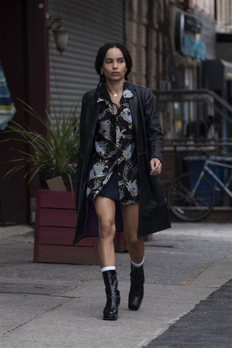 Zoë Kravitzs Outfits On High Fidelity Are Just As Rad As Her Style Irl Zoe Kravitz Style