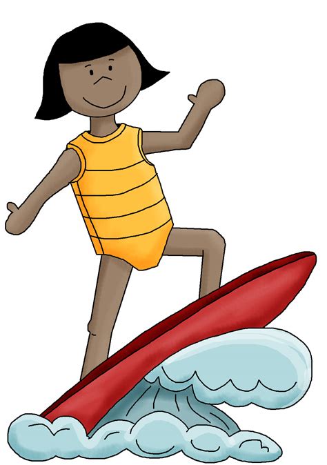 Cartoon Surfer Girl Clipart Best