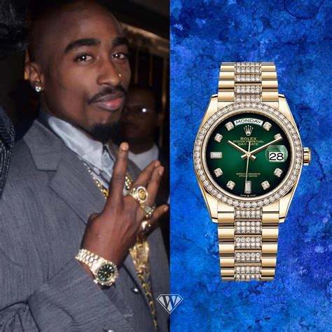 Tupac Shakur Rolex Day Date In 18k Yellow Gold Superwatchman