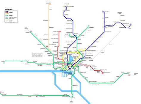 Hamburg Metro Map