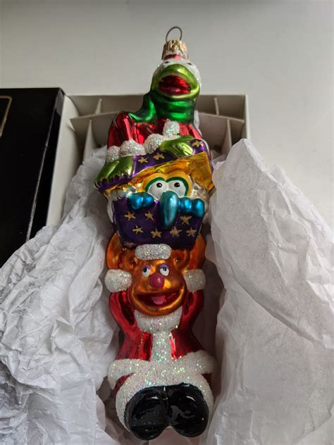 Christopher Radko Kermit Collection Muppet Totem Christmas Etsy