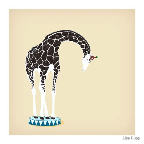 Circus Giraffe By Lisa Rupp Redbubble