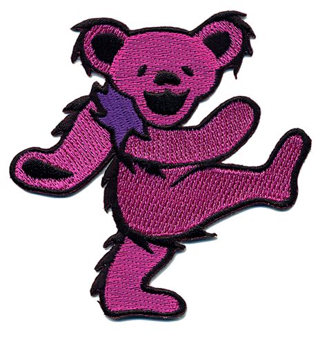 Grateful Dead Large Assorted Dancing Bear Patch Gypsy Rose