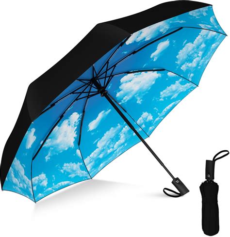 Rain Mate Compact Travel Umbrella Windproof Umbrella Auto Open And