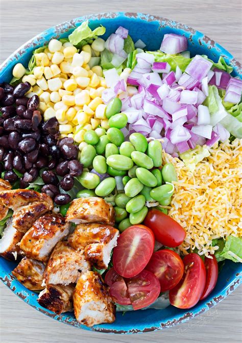 Grilled Bbq Chicken Salad The Chunky Chef