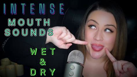 Asmr Intense Mouth Sounds Wet And Dry Tongue Flutters Youtube