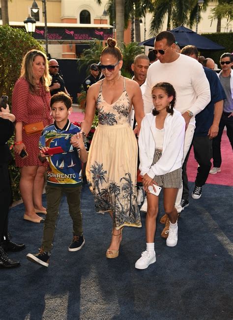 Jennifer Lopez Alex Rodriguez And The Kids Attend The 2020 Pegasus