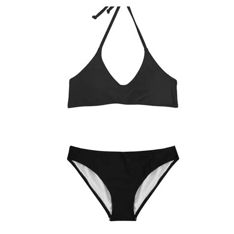 women push up sexy bikini set swimwear women pad swimsuit female bathing suit low waist bottom