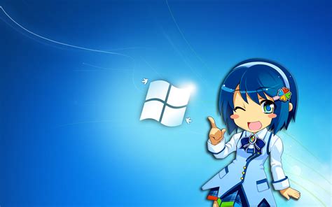 Fondos De Pantalla Windows 10 Chicas Anime Logo 1920x1200