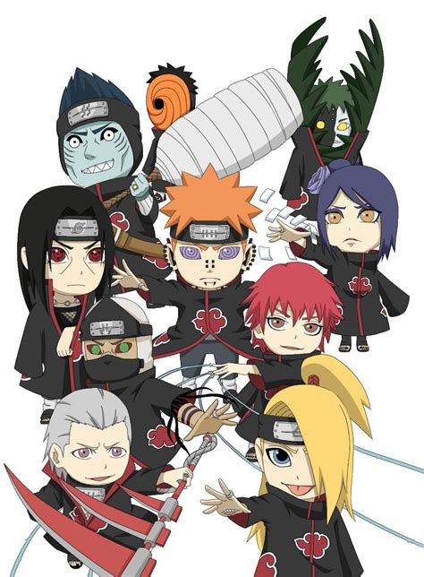 Chibi Akatsuki Personajes De Naruto Personajes De Naruto Shippuden