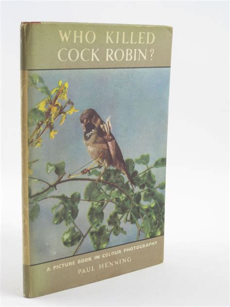 Who Killed Cock Robin Stock Code 1501573 Stella And Roses Books
