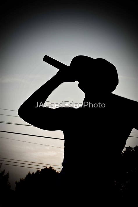 Silhouette Of A Rapper By Jaggededgephoto Redbubble