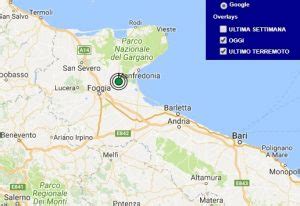 Un'intensa scossa di terremoto si è registrata in puglia intorno alla 10.13 di questa mattina, martedì 21 maggio 2019, con epicentro nella provincia di bat. Terremoto oggi Puglia, 11 dicembre 2017: scossa M 2.4 in ...