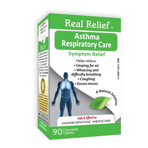 Real Relief Asthma Respiratory Care Tablets Walmart Com