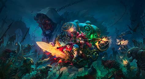 Xbox One 4k เกม 2017 Ps4 Battle Chasers Nightwar วอลล์เปเปอร์ Hd