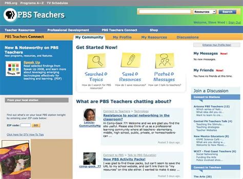 Feature Resource Sites For Teachers