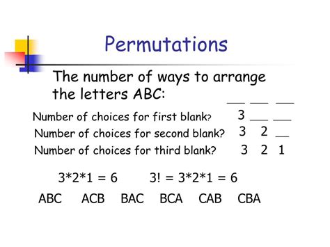 Ppt Permutations And Combinations Powerpoint Presentation Free