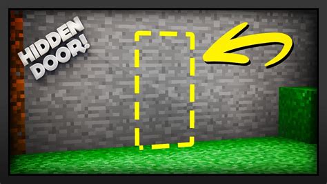 Next, you need a button that will open the iron door. Hidden Doors Minecraft & How To Create A Hidden Piston ...