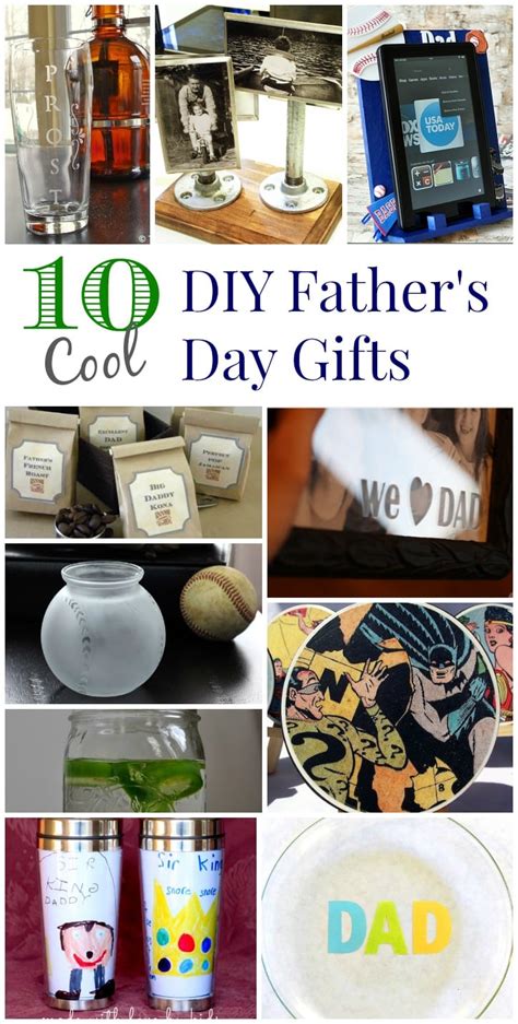 These diy father's day gifts are sure to impress your dad more than any store bought item. 10 DIY Father's Day Gifts that Dad Will Love - Mom Foodie